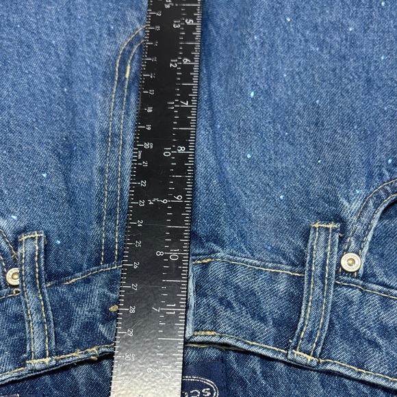 Stylish Blue Wide Leg Jeans for Women - Picture 9 of 16